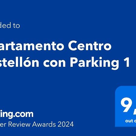 Apartamento Centro Castellon Con Parking 1 Castellón de la Plana Exteriör bild
